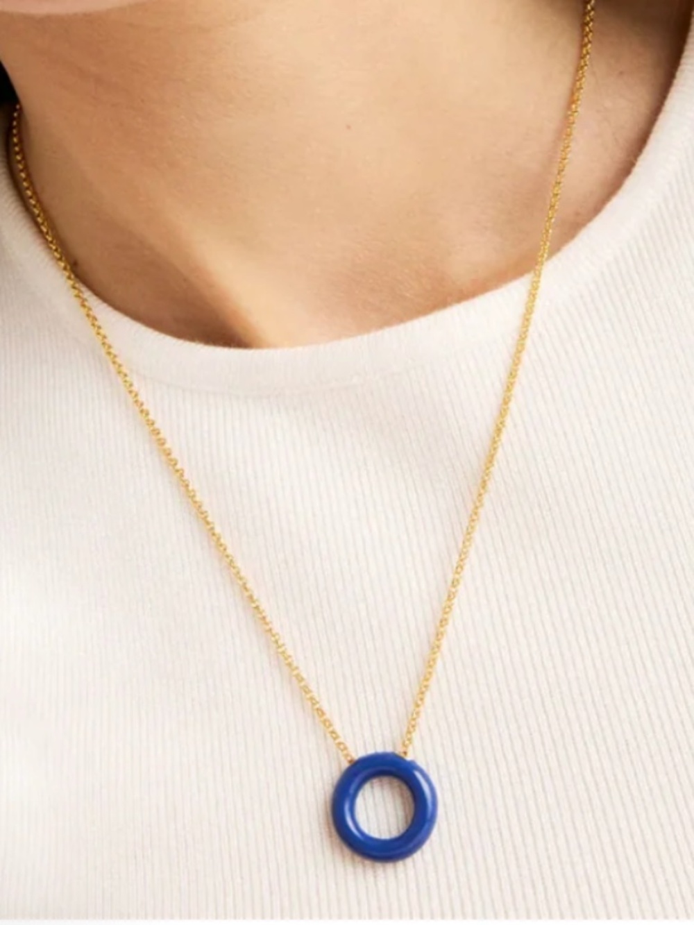 Dean Davidson enamel ring necklace